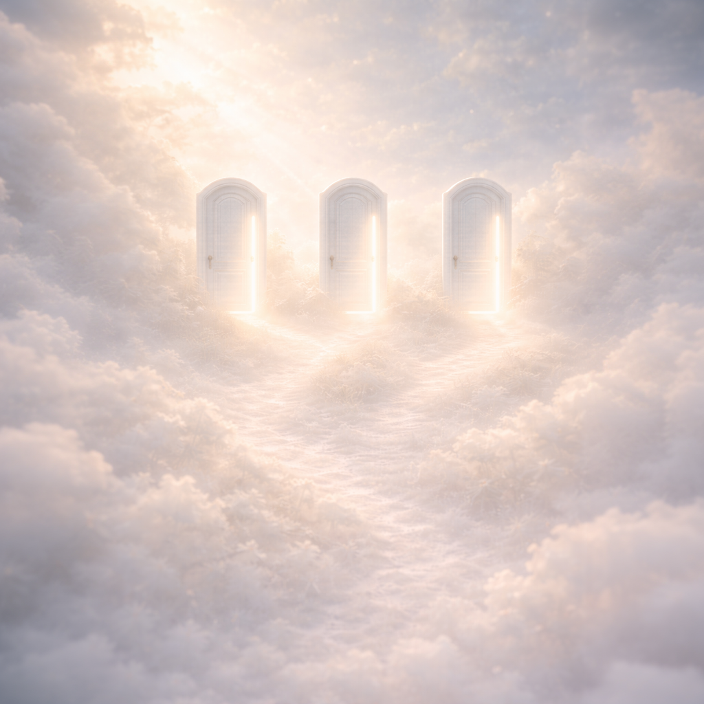 minervewebstudio_three_white_doors_floating_in_the_clouds_eac_e0802bbd-a0fa-4187-8905-ec5495d68318_3